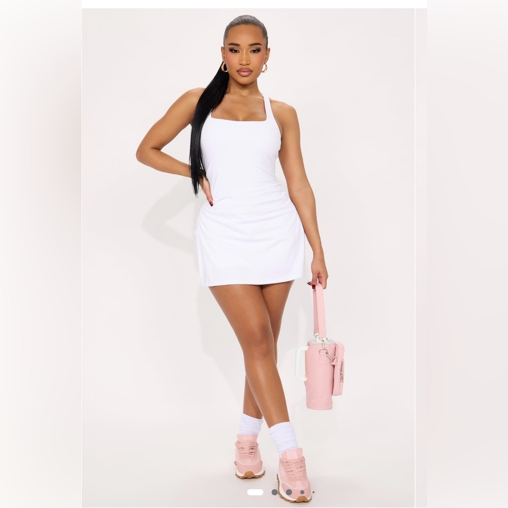 NWT Fashion Nova Sports Dress for Women White Size L